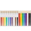 U.S. Art Supply 20-Piece Assorted Hog Bristle Brush Set - Large Thick Paint Brushes, Classroom Paint Brushes for Crafts, Tempera & Acrylic Painting, Ideal for Beginners & Students view 2