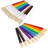 U.S. Art Supply 20-Piece Assorted Hog Bristle Brush Set - Large Thick Paint Brushes, Classroom Paint Brushes for Crafts, Tempera & Acrylic Painting, Ideal for Beginners & Students view 3