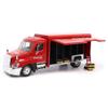 Coca-Cola 1/50 Beverage Delivery Truck With 2 Sliding doors, handcart and 2 bottle cases view 1