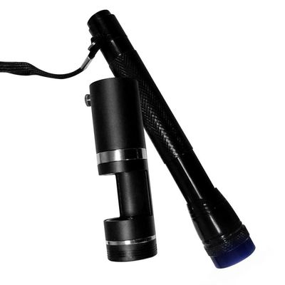 Darkfield Loupe with Flashlight LED Jewelry Magnifier Loupe, Polariscope 18mm 10x Handheld Dark Field Hastings Loupe Gemstones Gemological Testing Diamond Jeweler Tool