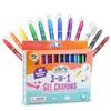 DOODLE HOG Washable Crayons 12 Colors, Kids and Toddler Crayons, Watercolor, Non Toxic, 3 in 1, for Kids Ages 4-8 view 1