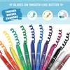 DOODLE HOG Washable Crayons 12 Colors, Kids and Toddler Crayons, Watercolor, Non Toxic, 3 in 1, for Kids Ages 4-8 view 2