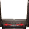 4 Post Open Network Rack - 45U - Black view 2
