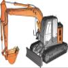 Hasegawa HWM01 Hitachi 1:35 Excavator ZAXIS135US, Multi view 1