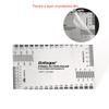 String Action Ruler Gauge Tool for Electric Bass and Acoustic Guitar view 2