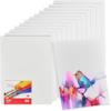 Artlicious Small Canvases for Painting - Pack of 12, 5 x 7 Inch Blank White Canvas Boards - 100% Cotton Art Panels Mini Canvas Bulk for Oil, Acrylic & Watercolor Small Canvas for Painting view 1