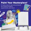 Artlicious Small Canvases for Painting - Pack of 12, 5 x 7 Inch Blank White Canvas Boards - 100% Cotton Art Panels Mini Canvas Bulk for Oil, Acrylic & Watercolor Small Canvas for Painting view 2