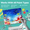 Artlicious Small Canvases for Painting - Pack of 12, 5 x 7 Inch Blank White Canvas Boards - 100% Cotton Art Panels Mini Canvas Bulk for Oil, Acrylic & Watercolor Small Canvas for Painting view 4