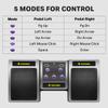 Donner Bluetooth Page Turner Pedal for Tablets and Phones Rechargeable Wireless Foot Pedal, Silver view 2