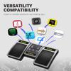 Donner Bluetooth Page Turner Pedal for Tablets and Phones Rechargeable Wireless Foot Pedal, Silver view 4