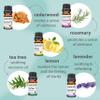 PURA D'OR Organic Perfect10 Essential Oils Set - 10x 10mL Wood Box Aromatherapy Gift Set - 100% Pure Therapeutic Grade for Relaxation and Wellness (Lavender, Peppermint, Eucalyptus, Tea Tree & More) view 4