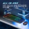 Redragon S101-3 PRO Gaming Keyboard and Mouse, RGB Backlit Programmable Keyboard Mouse with Software, Independent Macro Record Keys, Value Combo Set, New Update Version view 2