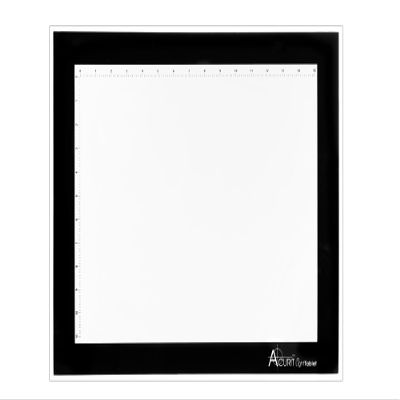 Acurit Art Tracing Light Tablet for Artists, 15 x 18-3/4 inch - Drawing, Sketching, Animation A3 - White/Black
