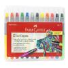 Faber-Castell Gel Crayons: 12 Jumbo Gel Crayons in Durable Storage Case: Toddler Art Supplies for Coloring and Kids Drawing, Spring Crafts for Kids (Ages 3+) view 1