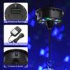 Yescom Disco Ball Motor Rotating 6RPM with 18 RGBW LED Lights for 6" 8" 12" Mirror Ball DJ Bands Party Events KTV Club Birthday Decor ETL Certificated view 3