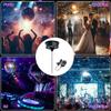 Yescom Disco Ball Motor Rotating 6RPM with 18 RGBW LED Lights for 6" 8" 12" Mirror Ball DJ Bands Party Events KTV Club Birthday Decor ETL Certificated view 4