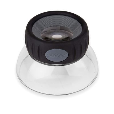 Carson LumiLoupe Plus 5.5X Power Stand Loupe Magnifier with Dual Lens Focusing System (LO-06)