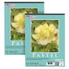 U.S. Art Supply 9" x 12" Pastel Paper Pad: 2 Pack (32 Sheet Total), 80lb (180gsm), 4 Neutral Toned Colors, Textured Hard or Soft Oil Pastel Paper, Drawing Sketchbook Pad, Mixed Media view 1