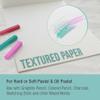 U.S. Art Supply 9" x 12" Pastel Paper Pad: 2 Pack (32 Sheet Total), 80lb (180gsm), 4 Neutral Toned Colors, Textured Hard or Soft Oil Pastel Paper, Drawing Sketchbook Pad, Mixed Media view 4