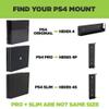 HIDEit 4 Mount (Black) - Original PS4 Wall Mount - Made in the USA view 2