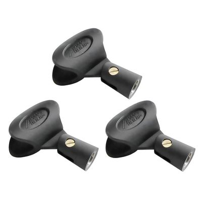 Audio2000'S AMC4181 Three-Pack Wireless Microphone Holders Clips (Total 3 Microphone Holders Clips)