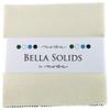 MODA Bella Solids Ivory Charm Pack Fabrics; 42-5" Quilt Squares view 1