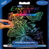 Rainbow Foil Engraving Art Mini Kit 5"X7"-Butterflies view 1