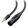 Cable Matters 3.5mm to XLR Cable - 6ft, Male to Male XLR to 1/8 Inch Cable, Compatible with iPod, MP3 Player, Laptop, Voice Recorder, and More, Black Not for Microphone Use view 1