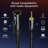 Cable Matters 3.5mm to XLR Cable - 6ft, Male to Male XLR to 1/8 Inch Cable, Compatible with iPod, MP3 Player, Laptop, Voice Recorder, and More, Black Not for Microphone Use view 4