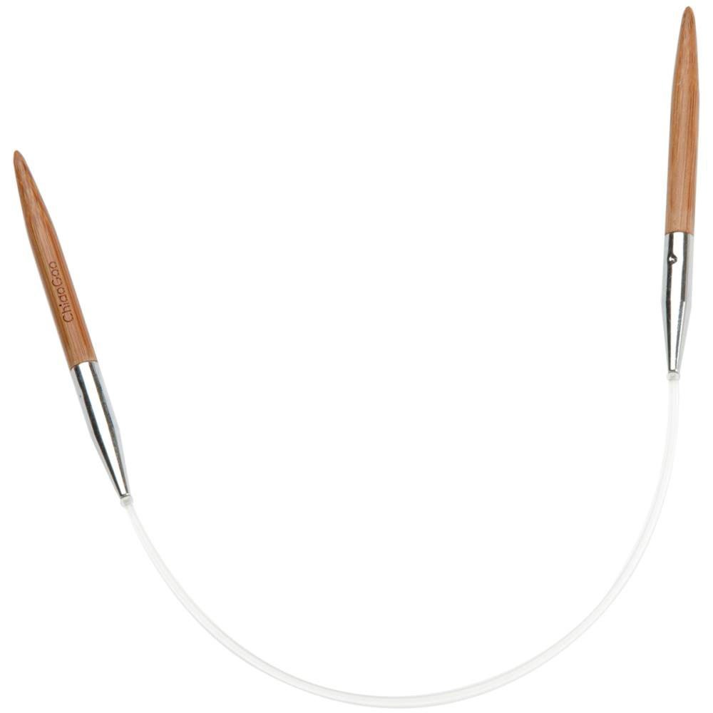 ChiaoGoo 2009-6,9-Inch Bamboo Circular Knitting Needles, 6/4mm