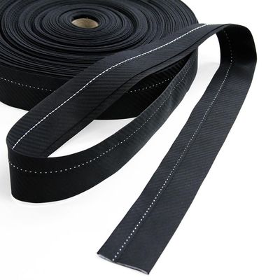 10 Yards Ready Waistband with Wigan Reinforcement, Black