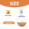 Pandahall 1Box/3300pcs 6 Colors Rondelle Tiny Crimp Beads 2mm Jewelry Bracelet Making Clamp End Spacer Beads Multi color view 2