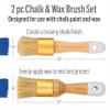 FolkArt Home Decor Chalk and Wax Brushes, view 3