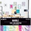 Colorbok 71876B Cardstock Paper Pad Marble, 12" x 12" view 1