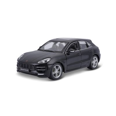 Bburago 1:24 ScalePorsche Macan Diecast Vehicle, Metallic Black