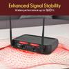Pyle Dual Channel Wireless Microphone System - VHF Fixed Dual Frequency Wireless Mic Receiver Set with 2 Lavalier, 2 Headset Mics, 2 Transmitter, Receiver - For PA, Karaoke, Dj Party - Pyle PDWM2145 view 3