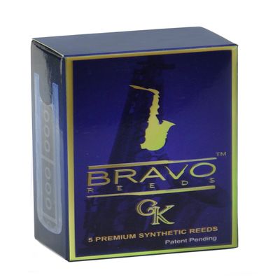 Bravo Synthetic Reeds for Alto Saxophone - Strength 1.5, Model BR-AS15