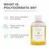 Soapeauty Polysorbate 80 (Tween 80, T-Maz 80) | 100% Pure Cosmetic Grade Solubilizer & Emulsifier | for Skincare, Bath & Body, DIY Formulations | 7 lb view 2
