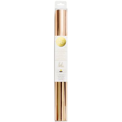 Heidi Swapp MINC Foil 12-inch x 120-inch Rose Gold Foil Roll, Card Making Kit, Compatible with Minc Foiling and Laminator Machine, Scrapbooking, Journaling, Crafting, Memory Keeping