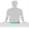 Heidi Swapp Minc Reactive Foil 12.25"-Green 10' Roll view 2