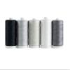 Connecting Threads 100% Cotton Thread Sets - 1200 Yard Spools (Set of 5 - Salt & Pepper) view 1