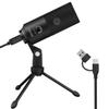 FIFINE USB Microphone, Metal Condenser Recording Microphone for MAC OS, Windows, Cardioid Laptop Mic for Recording Vocals, Voice Overs, Streaming, Meeting and YouTube Videos-K669B view 1