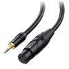Cable Matters Unbalanced 3.5mm to XLR Cable - 6ft, Male to Female, 1/8 Inch to XLR Cable view 1