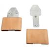3" Leather Wrapped Genuine Blevins Buckles Set Vertical Post Western Saddle view 2